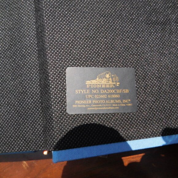 Photo Albums Pioneer Blue Fabric Set 2 NEW in plastic - Picture 5 of 6